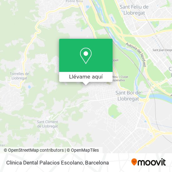 Mapa Clínica Dental Palacios Escolano