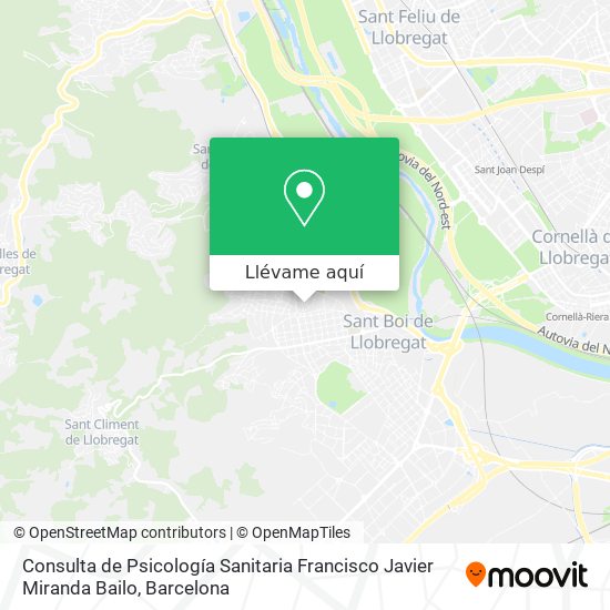 Mapa Consulta de Psicología Sanitaria Francisco Javier Miranda Bailo