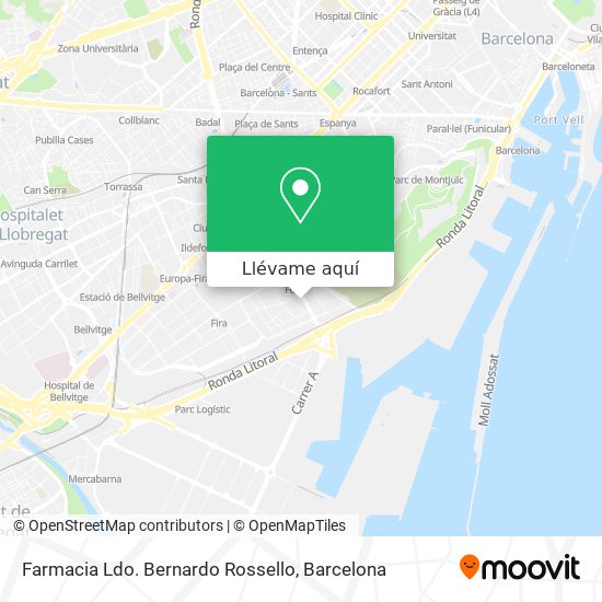 Mapa Farmacia Ldo. Bernardo Rossello