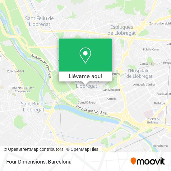 Mapa Four Dimensions