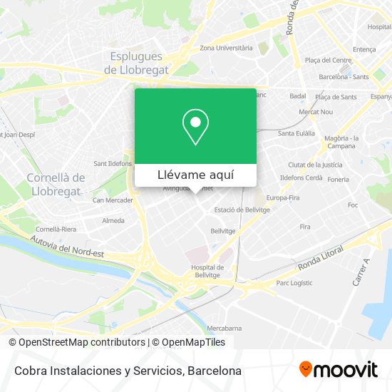 Mapa Cobra Instalaciones y Servicios