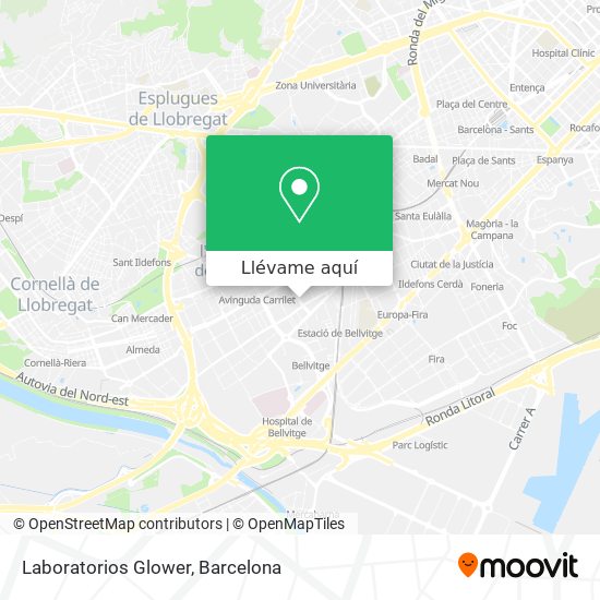 Mapa Laboratorios Glower