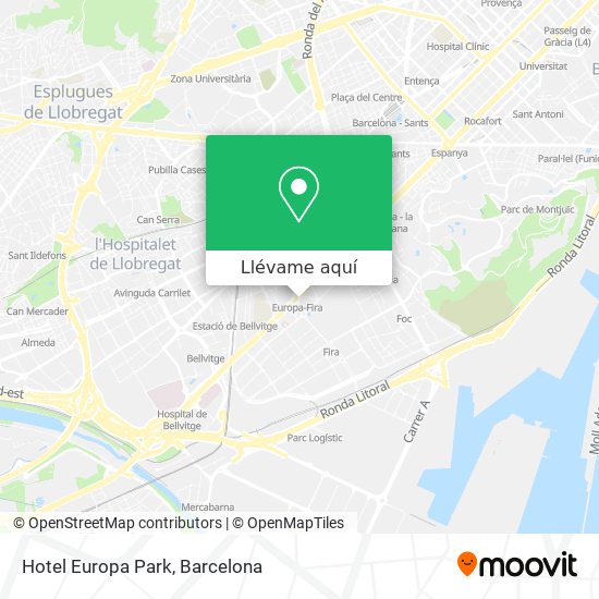 Mapa Hotel Europa Park