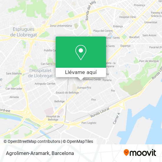 Mapa Agrolimen-Aramark
