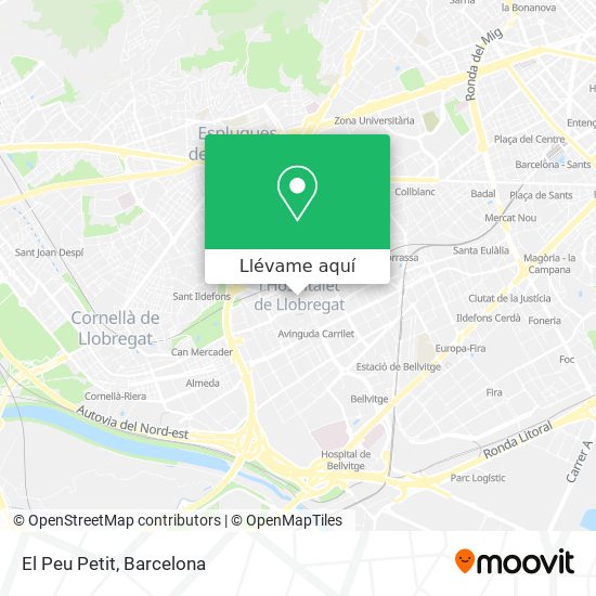 Mapa El Peu Petit