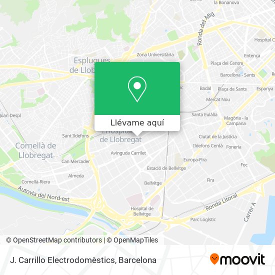 Mapa J. Carrillo Electrodomèstics