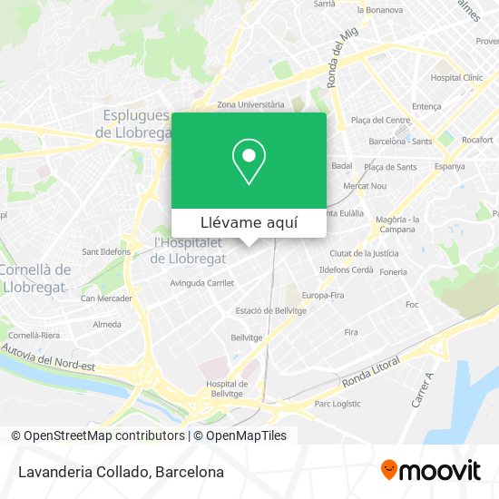 Mapa Lavanderia Collado