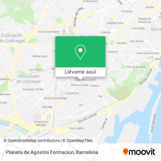 Mapa Planeta de Agostini Formacion