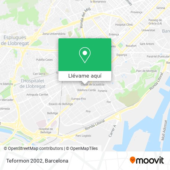 Mapa Teformon 2002
