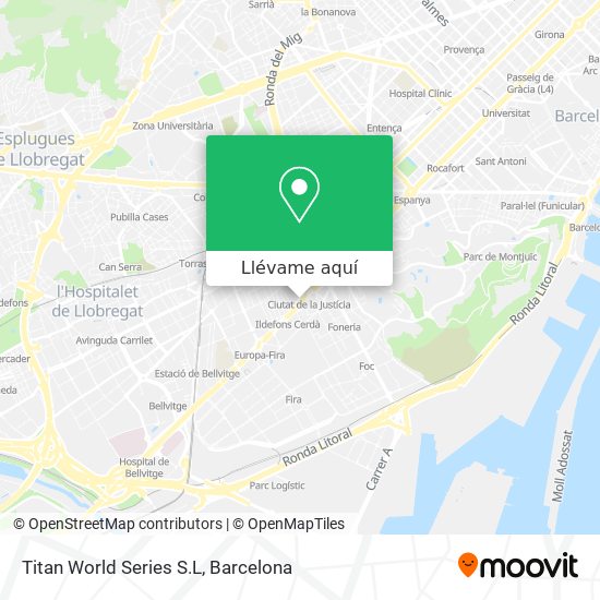 Mapa Titan World Series S.L