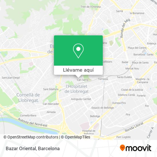 Mapa Bazar Oriental