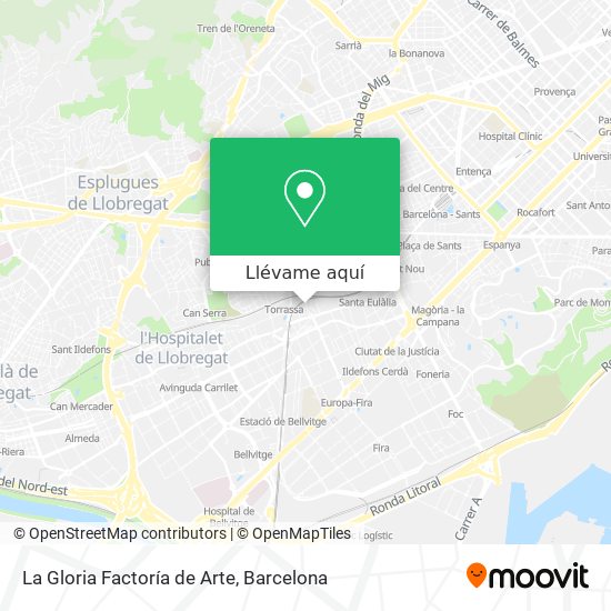 Mapa La Gloria Factoría de Arte