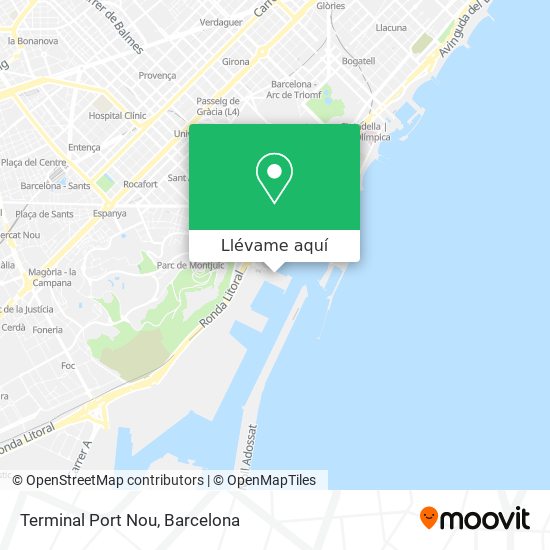 Mapa Terminal Port Nou