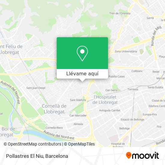 Mapa Pollastres El Niu