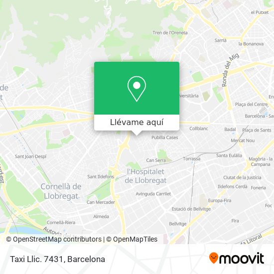 Mapa Taxi Llic. 7431