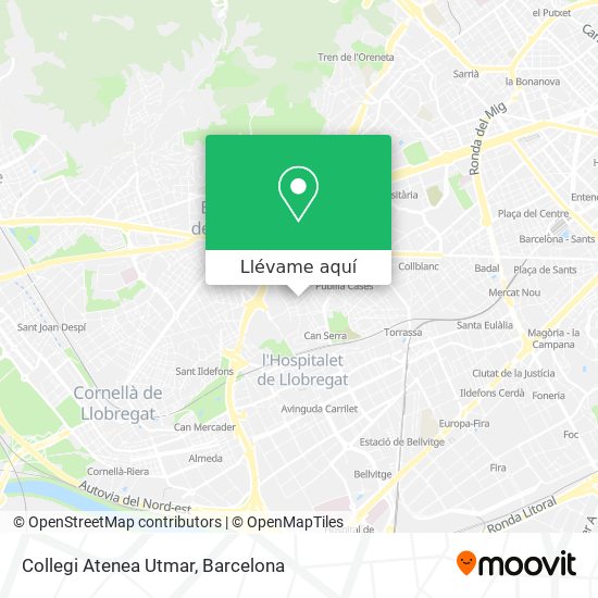 Mapa Collegi Atenea Utmar