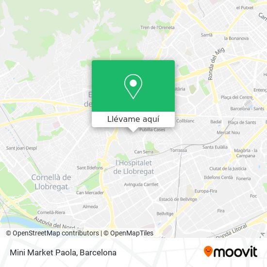 Mapa Mini Market Paola