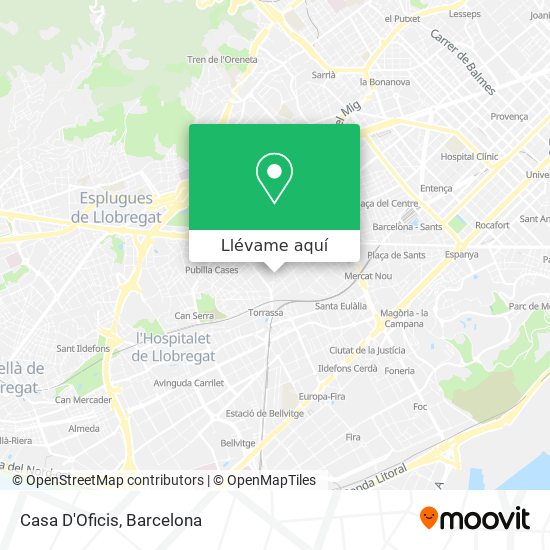 Mapa Casa D'Oficis