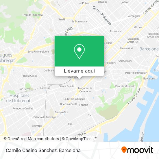 Mapa Camilo Casino Sanchez