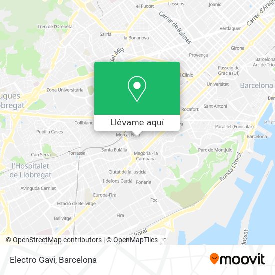 Mapa Electro Gavi