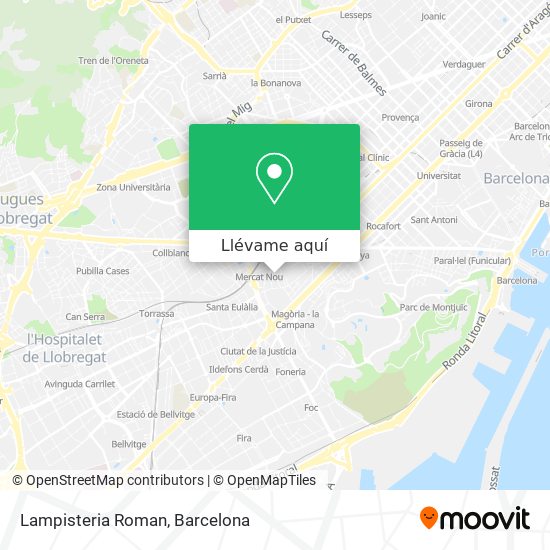 Mapa Lampisteria Roman