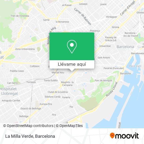 Mapa La Milla Verde