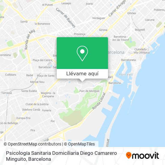 Mapa Psicología Sanitaria Domiciliaria Diego Camarero Minguito