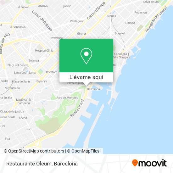 Mapa Restaurante Oleum