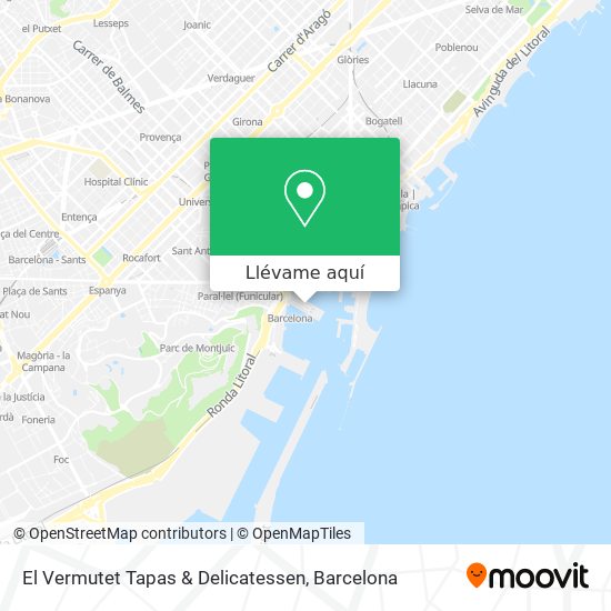 Mapa El Vermutet Tapas & Delicatessen