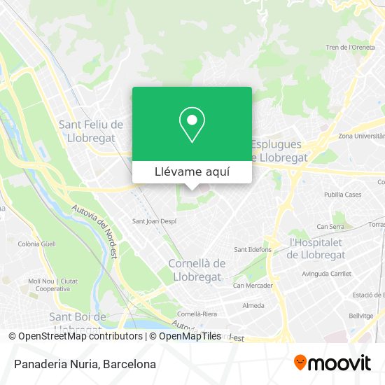 Mapa Panaderia Nuria