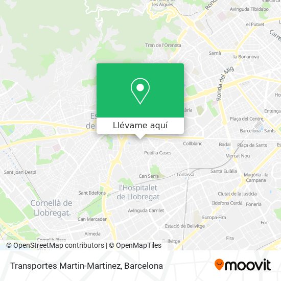 Mapa Transportes Martin-Martinez