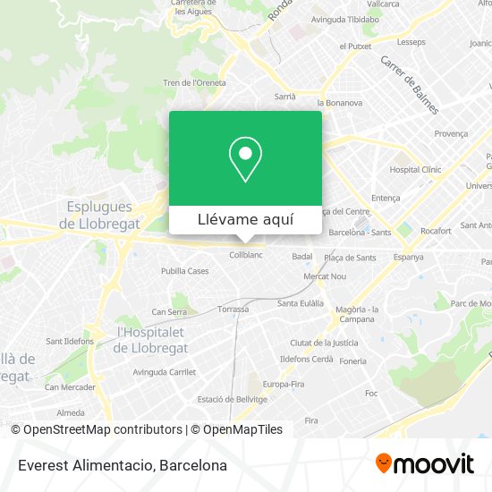 Mapa Everest Alimentacio