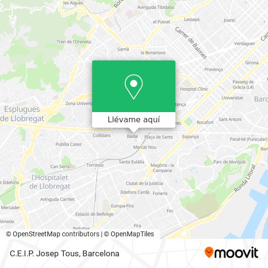 Mapa C.E.I.P. Josep Tous
