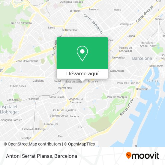 Mapa Antoni Serrat Planas