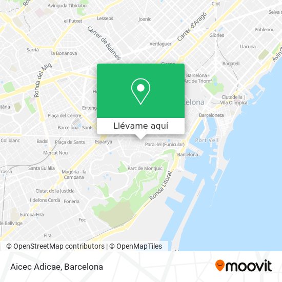 Mapa Aicec Adicae