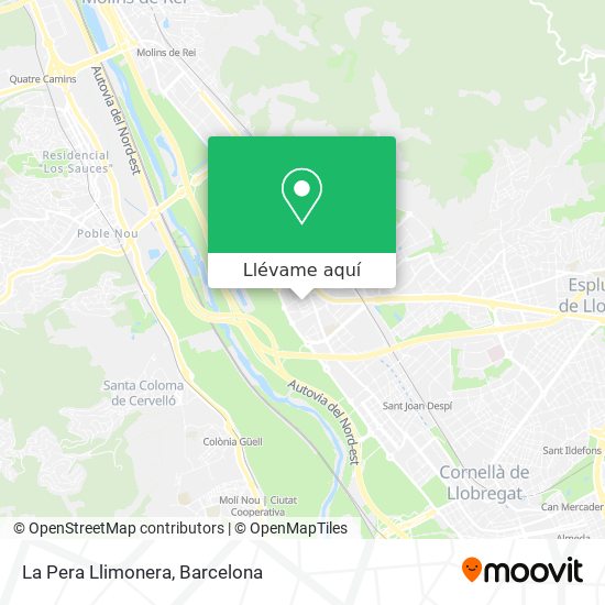 Mapa La Pera Llimonera