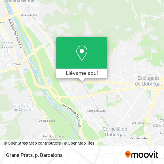 Mapa Grane Prats, p