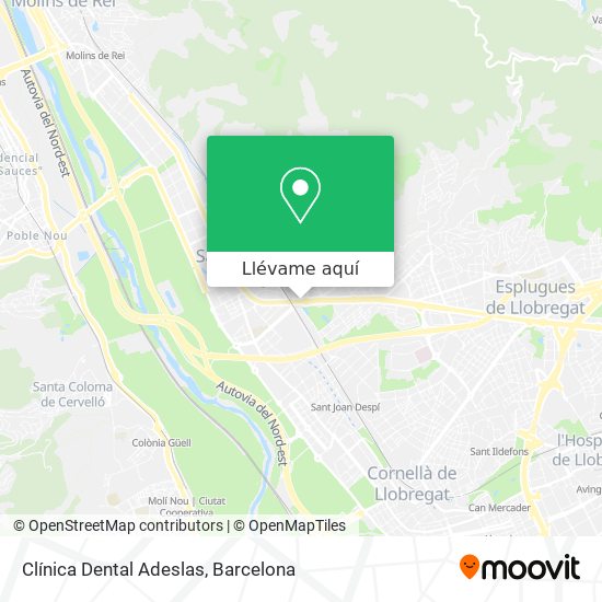 Mapa Clínica Dental Adeslas