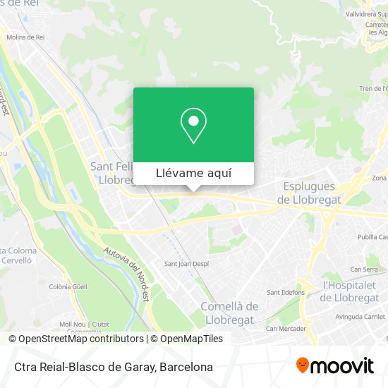 Mapa Ctra Reial-Blasco de Garay