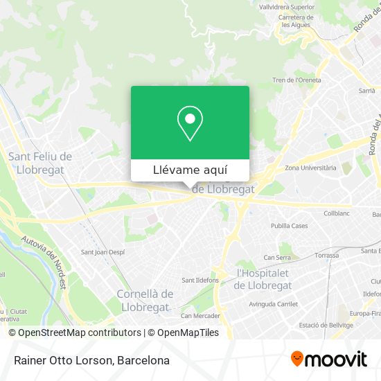 Mapa Rainer Otto Lorson