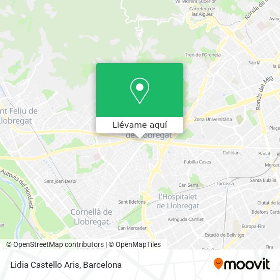 Mapa Lidia Castello Aris