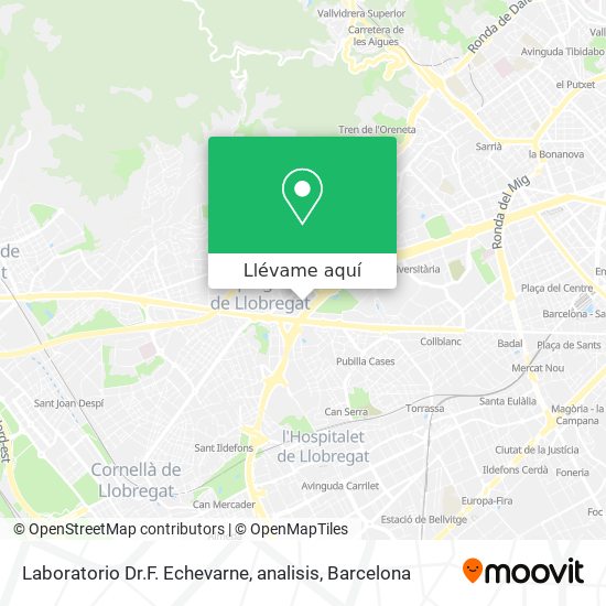 Mapa Laboratorio Dr.F. Echevarne, analisis