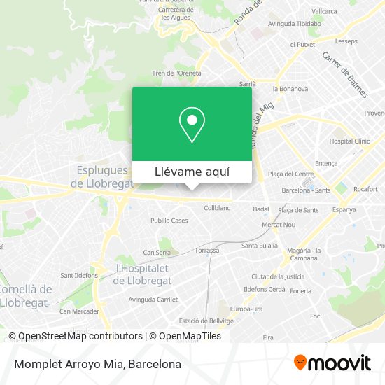 Mapa Momplet Arroyo Mia