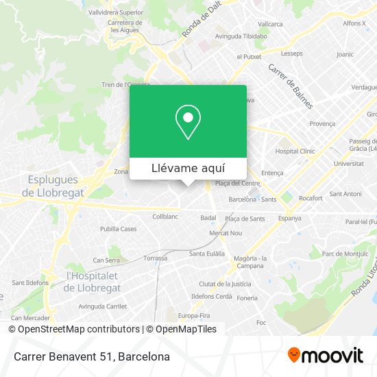 Mapa Carrer Benavent 51