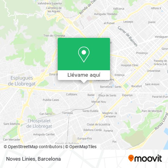 Mapa Noves Linies
