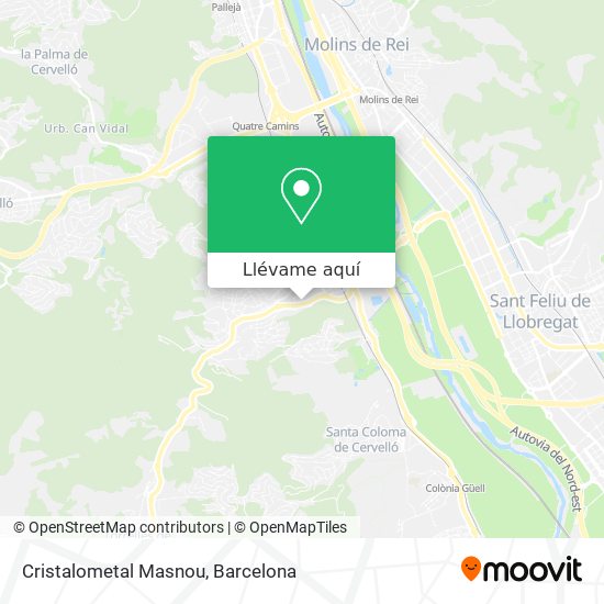 Mapa Cristalometal Masnou