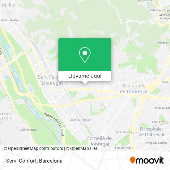 Mapa Servi Confort