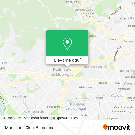 Mapa Marcelona Club