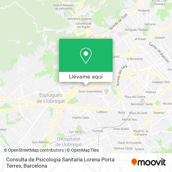Mapa Consulta de Psicología Sanitaria Lorena Porta Terres