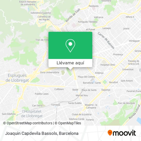 Mapa Joaquin Capdevila Bassols
